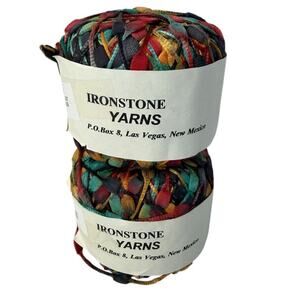 Ironstone Yarns GumDrops # 3 Nylon 50G Ball 83 Yards Lot of 2